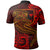 Fiji Polo Shirt Red Shark Polynesian Tattoo - Polynesian Pride