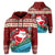 Hawaii Christmas Mele Kalikimaka Hoodie Vie Style Unisex Red - Polynesian Pride