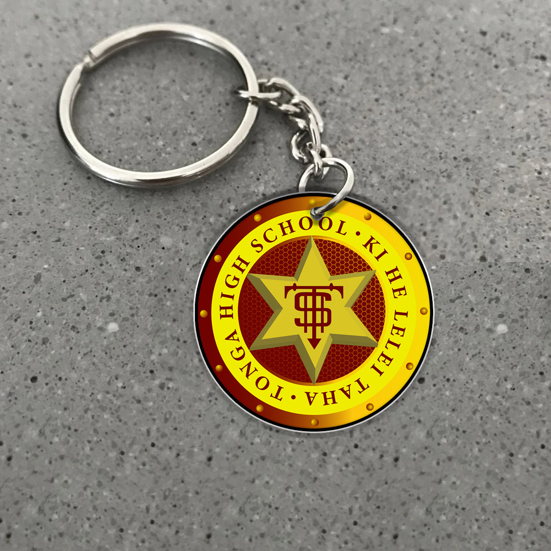 Tonga High School Keychain LT6 5 - Polynesian Pride