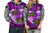 Custom American Samoa Hoodie Couple Polynesian Turtles Valentine HUSBand and WIFE Tie Dye Purple LT13 - Polynesian Pride