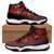 Hawaii Fish Hook Sneaker J.11 Hawaii Style No.3 LT6 Red - Polynesian Pride