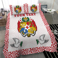 (Custom Personalised) Tonga Bedding Set Special Coat Of Arms LT13 - Polynesian Pride