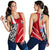 Tahiti Unique Women Racerback Tank Polynesia Pattern LT13 Red - Polynesian Pride