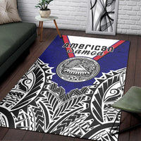 American Samoa Area Rug Bald Eagle Mix Polynesian LT13 - Polynesian Pride