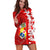 (Custom Personalised) Tonga Unique Hoodie Dress Camouflage with Tongan Pattern LT13 - Polynesian Pride