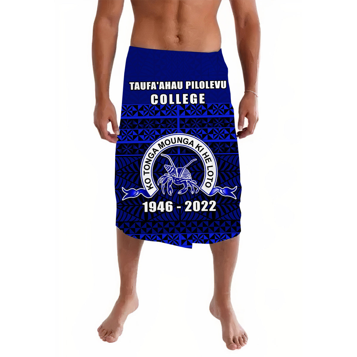 Taufaahau Pilolevu Lavalava LT13 Blue - Polynesian Pride