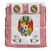 (Custom Personalised) Tonga Bedding Set Special Coat Of Arms LT13 - Polynesian Pride
