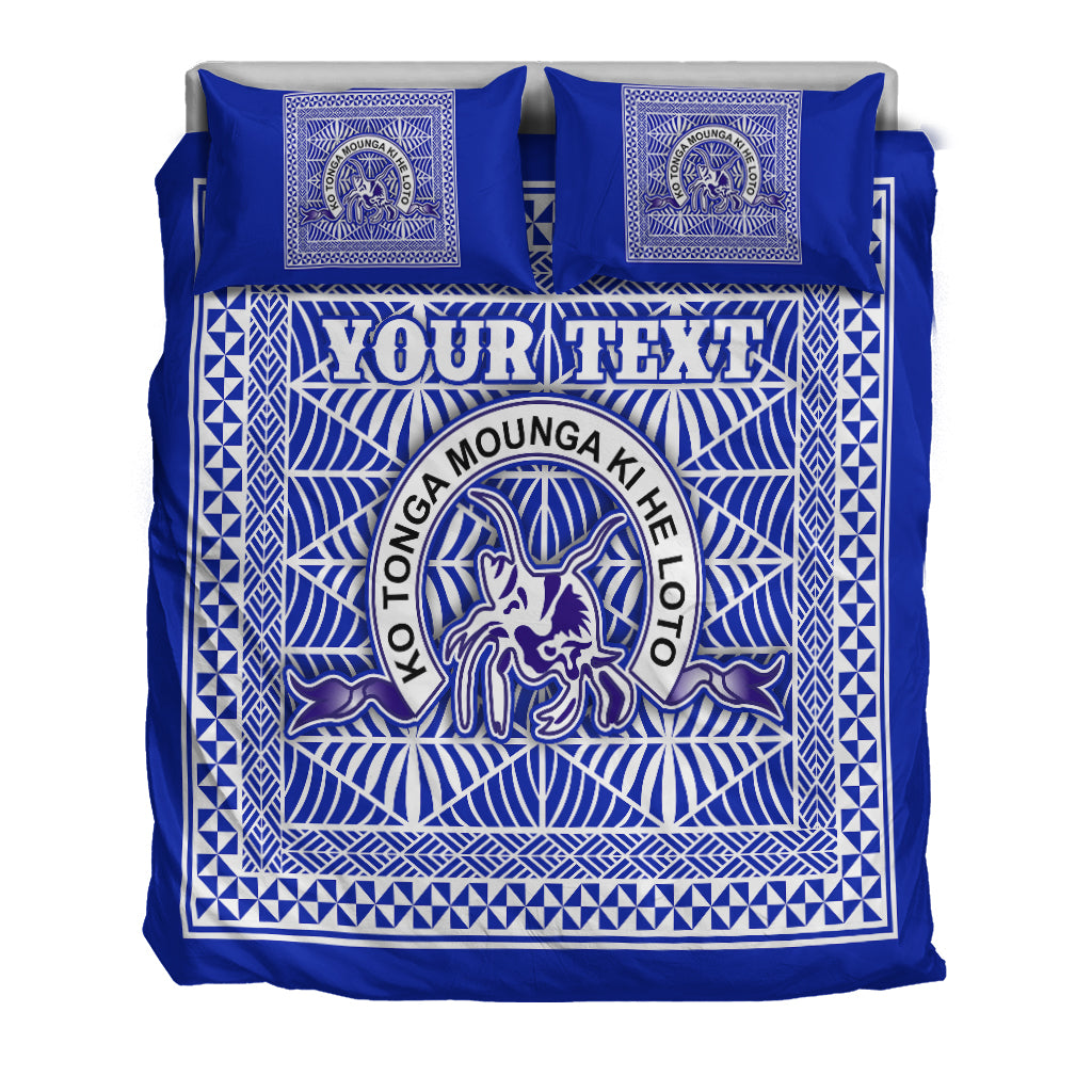 (Custom Personalised) Tupou College Bedding Set Tonga Pattern LT4 - Polynesian Pride