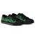 Cook Islands Low Top Shoes - Green Tentacle Turtle - Polynesian Pride