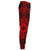 Polynesian Plumeria Mix Red Black Joggers - Polynesian Pride