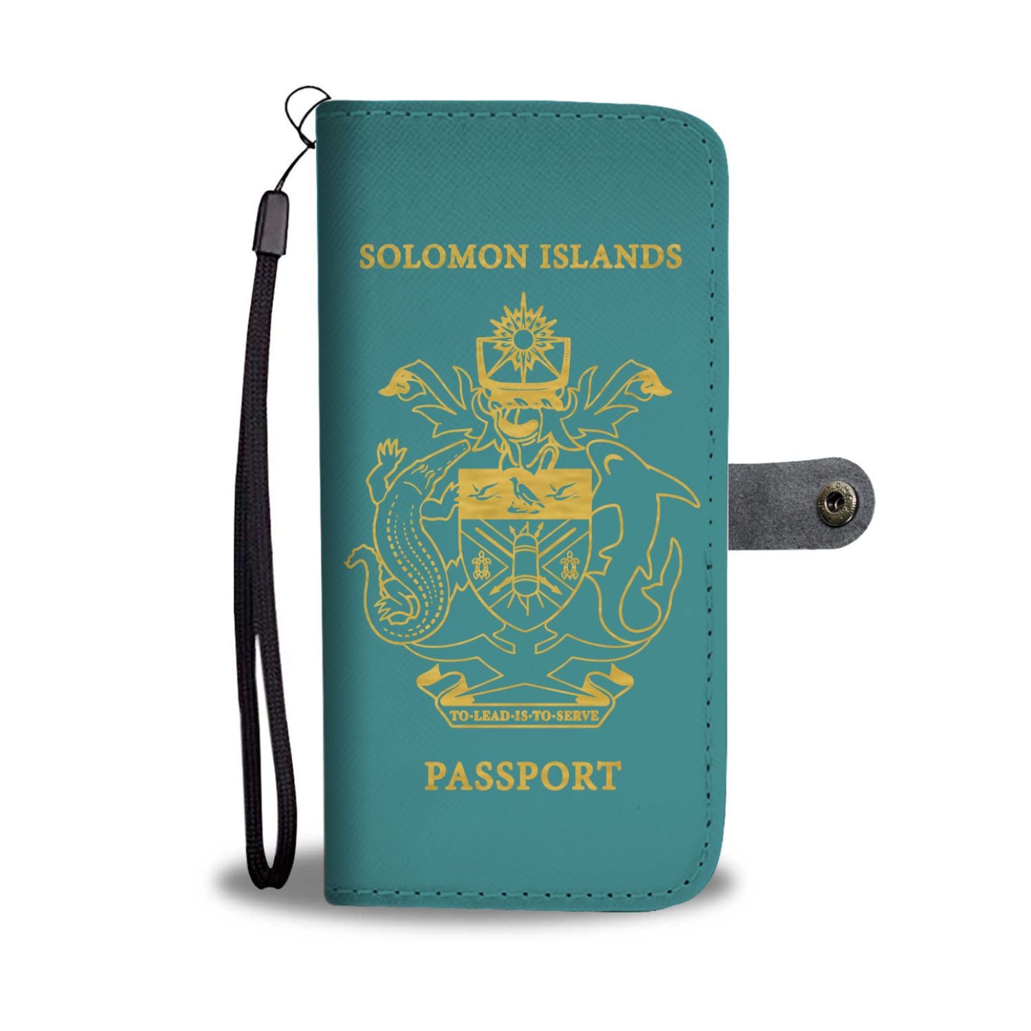 Solomon Islands Wallet Phone Case - Passport Version - Polynesian Pride
