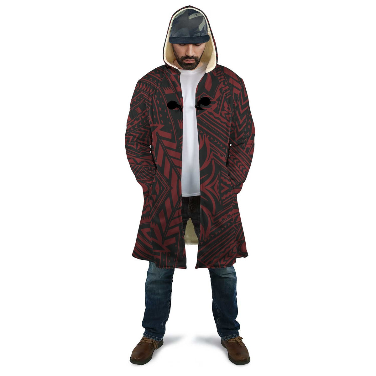 Polynesian All Over Print Cloak 49 - Polynesian Pride