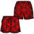 Polynesian Plumeria Mix Red Black Women's Short Women Red - Polynesian Pride