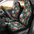 Hawaii Tropical Monstera Leaf Red Car Seat Cover - Polynesian Pride