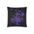 Hawaiian Map Turtle Ohana Hibiscus Kakau Polynesian Pillow Cover - Purple One Size Zippered Pillow Case 18"x18"(Twin Sides) Purple - Polynesian Pride