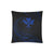 Kanaka Pillow Covers - Blue - Frida Style One Size 18"x18"(Twin Sides) Black - Polynesian Pride