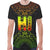 Hawaii All Over Print T Shirt Hawaii Map Polynesian Tattoo Style Reggae Version - Polynesian Pride