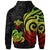 Tonga Polynesian Zip up Hoodie Reggae Tentacle Turtle - Polynesian Pride