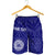 American Samoa Personalised Men's Short - Seal In Polynesian Tattoo Style ( Blue) - Polynesian Pride