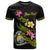 Nauru Polynesian Custom T Shirt Plumeria Tribal Unisex Black - Polynesian Pride