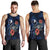 Yap Polynesian Men Tank Top - Blue Turtle Hibiscus Blue - Polynesian Pride