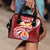 Tahiti Shoulder Handbag - Tahiti Seal Polynesian Patterns Plumeria One Size Red - Polynesian Pride