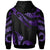 Federated States of Micronesia Polynesian Custom Hoodie Polynesian Tattoo Purple Version - Polynesian Pride