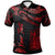 New Caledonia Custom Polo Shirt Polynesian Tattoo Red Version Unisex Red - Polynesian Pride