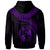 Tonga Polynesian Custom Hoodie Tonga Waves (Purple) - Polynesian Pride