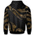 Kosrae Micronesia Hoodie Polynesian Tattoo Gold Version - Polynesian Pride