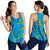 Tuvalu Women Tank Top - Tribal Pattern - LT12 Blue - Polynesian Pride