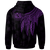 Polynesian Hawaii Zip up Hoodie Polynesian Wings (Purple) - Polynesian Pride