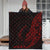 Samoa Premium Quilt - Polynesian Pattern Style Red Color - Polynesian Pride