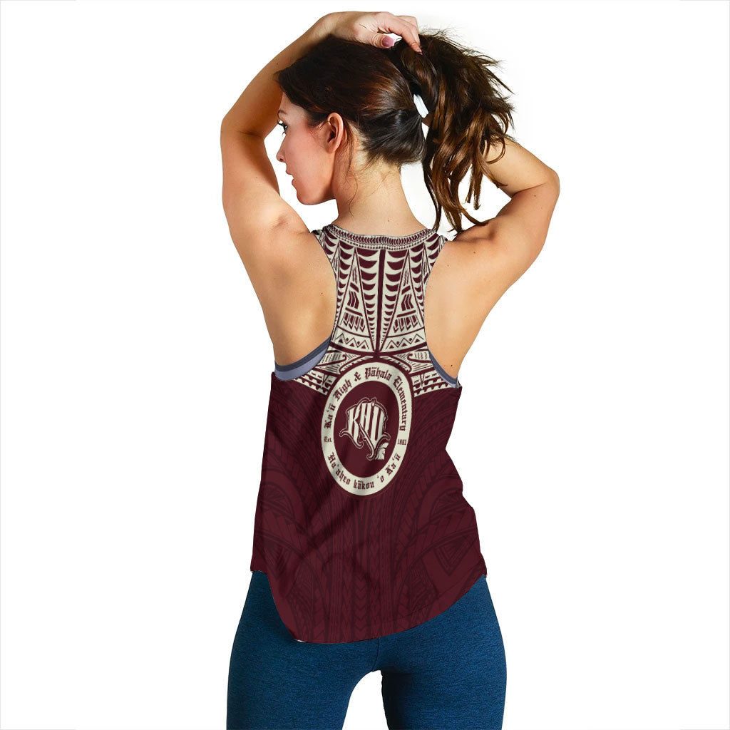 Hawaii Kau High & Pahala Elementary School Pride Women Tank Top - LT12 - Polynesian Pride