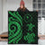 Chuuk Micronesian Premium Quilt - Green Tentacle Turtle - Polynesian Pride