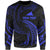 Tokelau Polynesian Custom Personalised Sweater - Blue Tribal Wave Unisex Blue - Polynesian Pride