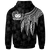 Samoa Zip up Hoodie Polynesian Wings (White) - Polynesian Pride