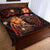 Nauru Polynesian Personalised Quilt Bed Set - Legend of Nauru (Red) - Polynesian Pride