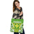 Hawaii Polynesian Tote Bag - Hawaiian Pattern With Seal Tote Bag One Size Green - Polynesian Pride