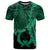 Pohnpei Micronesia Custom T Shirt Tribal Wave Tattoo Green Unisex Green - Polynesian Pride