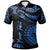 Tahiti Custom Polo Shirt Polynesian Tattoo Blue Version Unisex Blue - Polynesian Pride