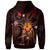 YAP Polynesian Zip up Hoodie Legend of YAP (Red) - Polynesian Pride