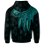 Federated States of Micronesia Custom Hoodie Polynesian Wings (Turquoise) - Polynesian Pride