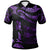 Fiji Custom Polo Shirt Polynesian Tattoo Purple Version Unisex Purple - Polynesian Pride