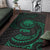 Federated States Of Micronesia Area Rug - Green Tribal Wave - Polynesian Pride