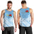 (Custom Personalised) Fiji Suva Rugby Men Tank Top - Tapa Pattern - LT12 Blue - Polynesian Pride