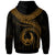 Pohnpei Polynesian Hoodie Pohnpei Waves (Golden) - Polynesian Pride