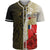 Wallis and Futuna Polynesian Custom Personalised Baseball Shirt - Coat Of Arm With Hibiscus Gold Unisex Gold - Polynesian Pride