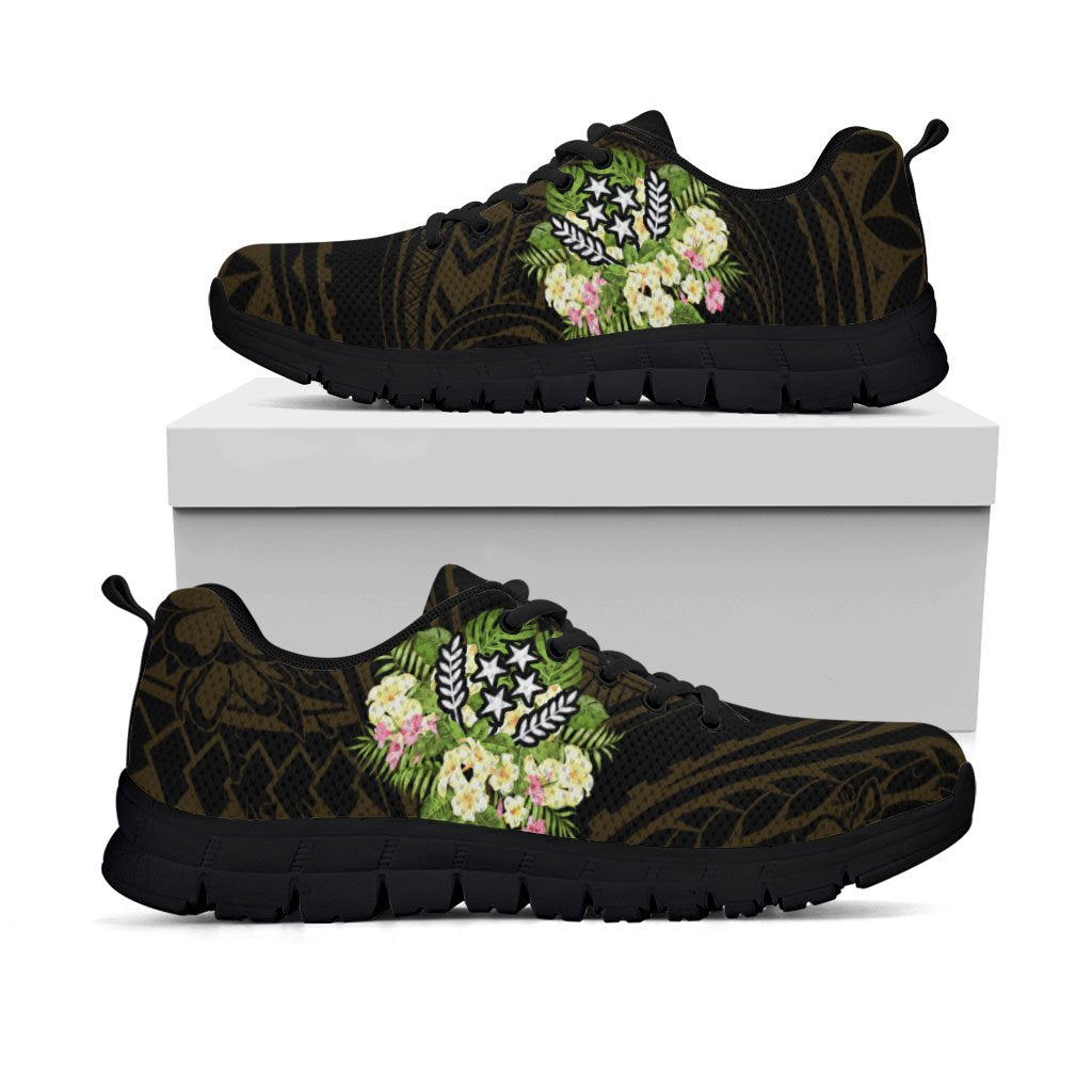 Kosrae State Sneakers - Polynesian Gold Patterns Collection - Polynesian Pride