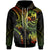 Tonga Custom Zip up Hoodie Reggae Turtle Unisex Reggae - Polynesian Pride